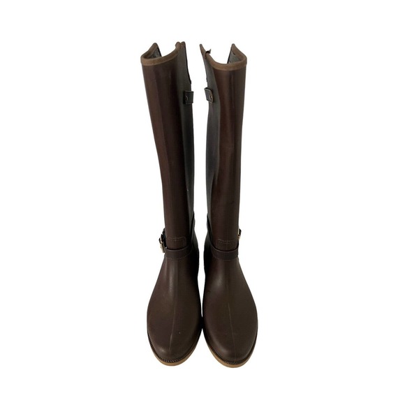 AEROSOLES X Martha Stewart Womens FAIRFIELD Rain Boots Waterproof Memory Foam 7 - Picture 3 of 6